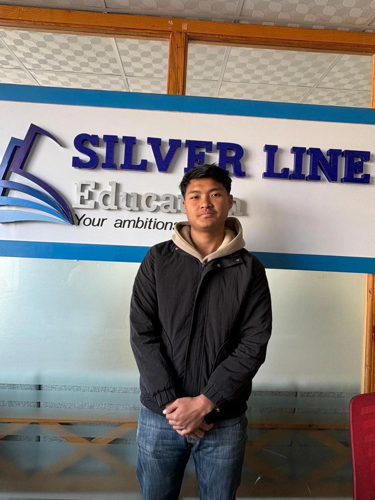 Student at Silverline office